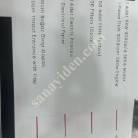 METAL PERVANELİ HMZ BİLSUN 10000M³ TOZ EMME MAKİNASI, Makina