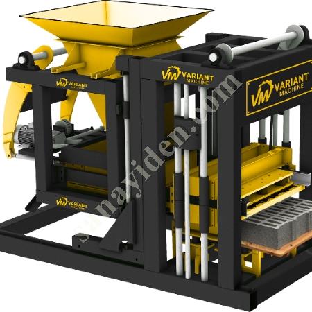 BRİKET – BETON PARKE VE BORDÜR ÜRETİM MAKİNASI (SET), Makina