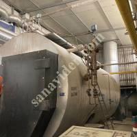 (14 TON 350 M²) GÜÇSAN MARKA DOĞALGAZLI BUHAR KAZANI, Makina