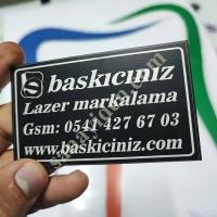 LAZER MARKALAMA METAL ETİKET ,
