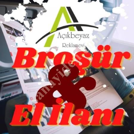 ÇEŞİTLİ TASARIM SEÇENEKLERİ - BROŞÜR, Katalog & Broşür