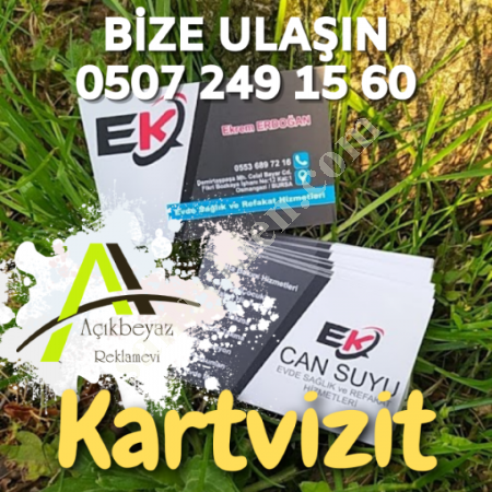 ÇİFT TARAFLI MAT KARTVİZİT - PROFESYONEL VE ŞIK, Kartvizit