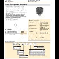 PARKER R119G12J/E  PİLOT UYARILI  REGÜLATÖR,