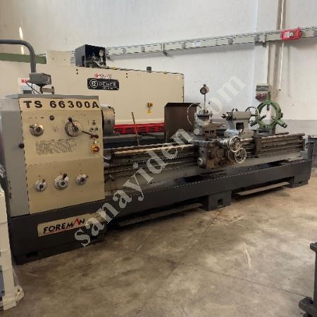 FOREMAN MARKA 3 METRE 660 ÇAP ÜNİVERSAL TORNA TEZGAHI (DİJİTALLİ), Makina