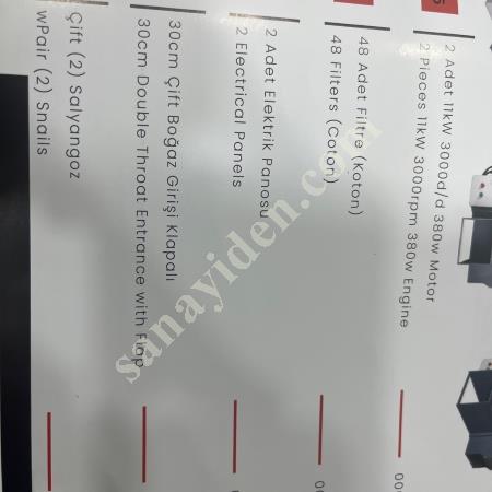 SANAYİ İÇİN HMZ BİLSUN 20000M³ TOZ EMME MAKİNASI, Makina