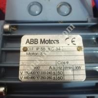 FRENLİ ELEKTRİK MOTORU İLE GÜVENLİ ÇALIŞMA: ABB 0,12 KW MOTOR, Elektrik & Enerji