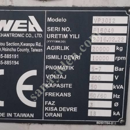 SATILIK 3 METRE AWEA CNC MAKİNESİ, Cnc Makinaları Ve Cnc İlanları
