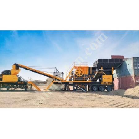 FABO MCK-110 MOBİL SERT TAŞ KIRMA ELEME TESİSİ, Maden Makinaları