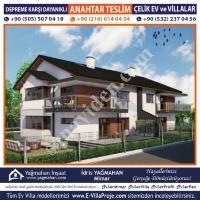 SERVİLLA ÇELİK EV VİLLA SİSTEMLERİ PROJE SUNUMU, SKA1099 MODELİ,