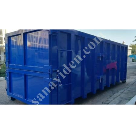 ÜSTÜ AÇIK VE KAPALI ATIK KONTEYNERLERİ, Makina