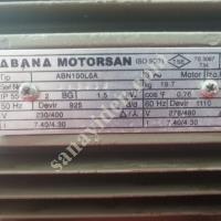 VERİMLİ ÇALIŞMA İÇİN ABANA 1,5 KW FRENLİ ELEKTRİK MOTORU, Elektrik & Enerji