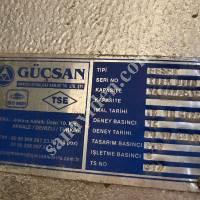 (14 TON 350 M²) GÜÇSAN MARKA DOĞALGAZLI BUHAR KAZANI, Makina