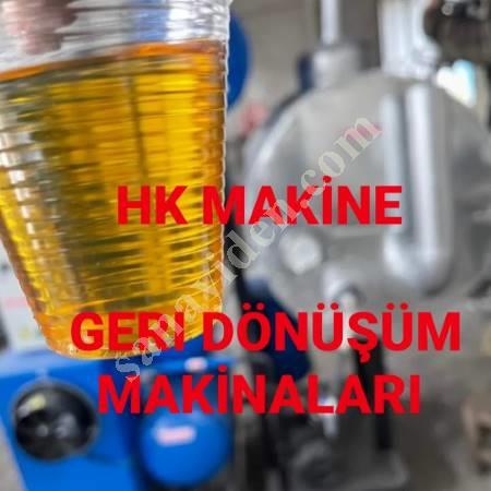 ATIK YAG GERİ DÖNÜŞÜM MAKİNASI, Geri Dönüşüm Makineleri