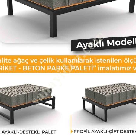 BRİKET MAKİNASI PALETİ, Asfalt - Beton - Bims - Ytong - Kesme Makinesi