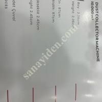 METAL PERVANELİ HMZ BİLSUN 10000M³ TOZ EMME MAKİNASI, Makina