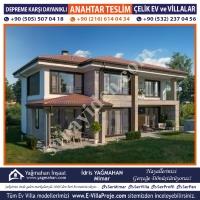 SERVİLLA ÇELİK EV VİLLA SİSTEMLERİ PROJE SUNUMU - 635 MODELİ,