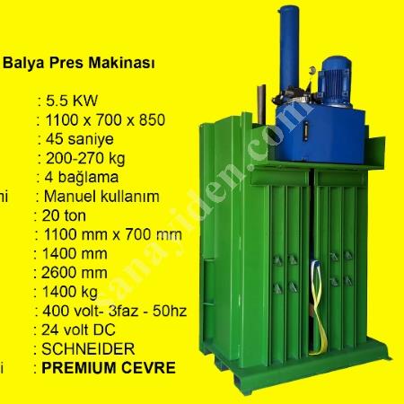 DİKEY BALYA PRES MAKİNASI PREDP 10 - NAYLON VE KARTON ATIKLAR, Karton Bardak Makinası Fiyatları Ve Modelleri (2. El Ve Sıfır Ürün İlanları)