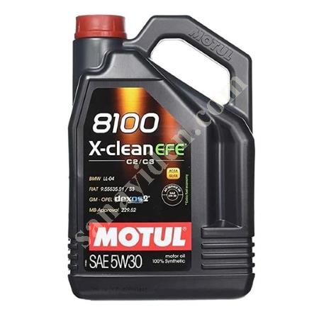 MOTUL X CLEAN EFE 8100 - 2021 ÜRETİM 5 LT, Motor Yağları