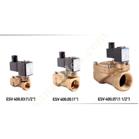 PİRİNÇ PASLANMAZ ÇELİK DURAVIS ESV 400-401 YAKIT SOLENOİD VALFLER, Vanalar / Valfler