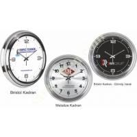 MODERN TASARIMLI 33 CM PASLANMAZ METAL DUVAR SAATİ,