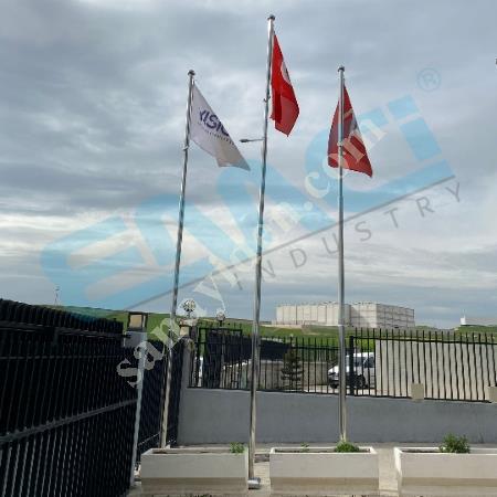 EMCİ 9 METRE 304 KALİTE MODÜLER PASLANMAZ BAYRAK DİREĞİ, Diğer