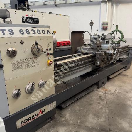 FOREMAN MARKA 3 METRE 660 ÇAP ÜNİVERSAL TORNA TEZGAHI (DİJİTALLİ), Makina