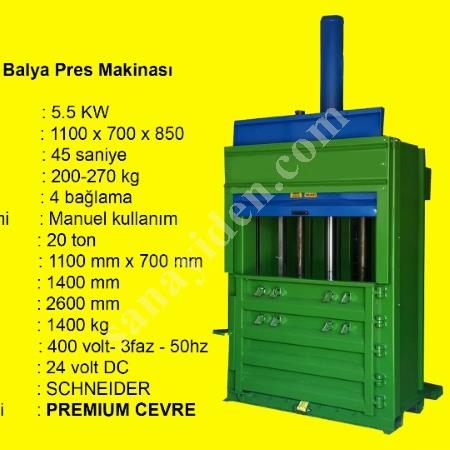 DİKEY BALYA PRES MAKİNASI PREDP 10 - NAYLON VE KARTON ATIKLAR, Karton Bardak Makinası Fiyatları Ve Modelleri (2. El Ve Sıfır Ürün İlanları)