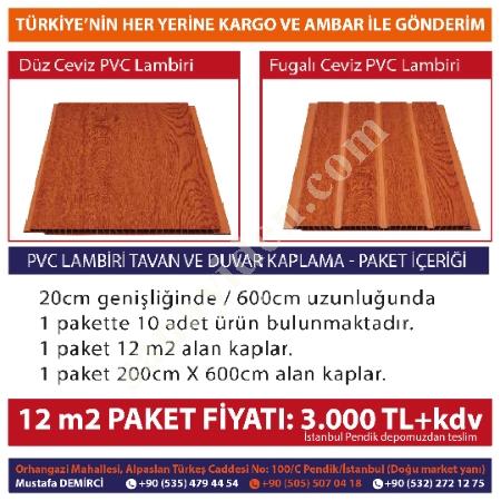 İSTANBUL’DAN PVC PLASTİK LAMBİRİ – HIZLI TESLİM VE GÜNCEL STOK!, Yapı İnşaat