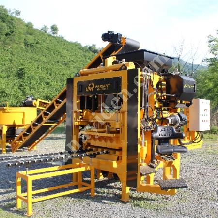 BRİKET – BETON PARKE VE BORDÜR ÜRETİM MAKİNASI (SET), Makina