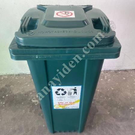 TEKERLEKLİ ÇÖP KONTEYNIRI 120 LİTRE, Ambalaj