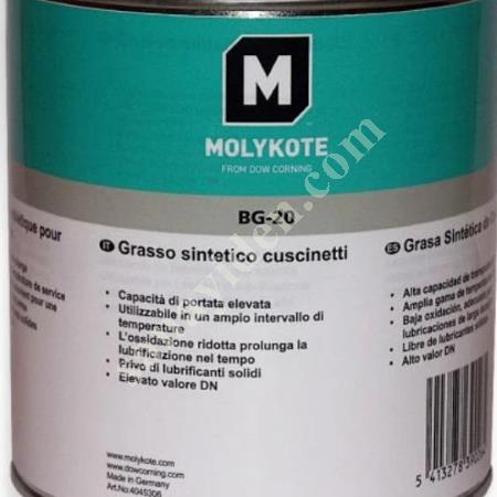 MOLYKOTE BG 20 - EW AW LİTYUM GRES 1 KG, Hidrolik Pnömatik