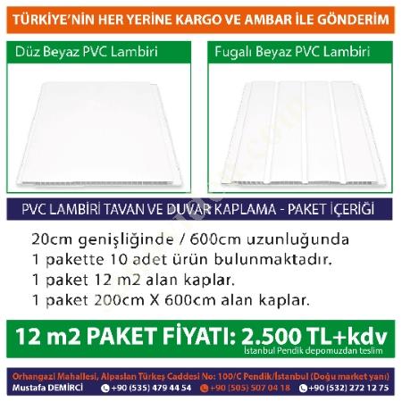 İSTANBUL’DAN PVC PLASTİK LAMBİRİ – HIZLI TESLİM VE GÜNCEL STOK!, Yapı İnşaat