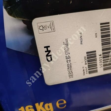 NEWHOLLAND ŞANZUMAN YAĞI 1030 NUMARA, Makina