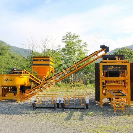 BRİKET – BETON PARKE VE BORDÜR ÜRETİM MAKİNASI (SET), Makina