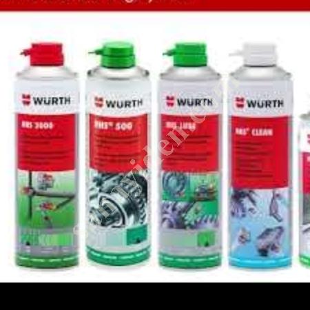 WÜRTH GENİŞ KİMYASAL ÜRÜN YELPAZESİ, Endüstriyel Kimyasalları