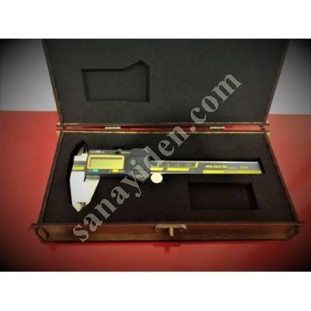 MUVA MZ111-15 AHŞAP KUTULU DİJİTAL KUMPAS - 150 MM, Diğer Test Ölçü Aletleri