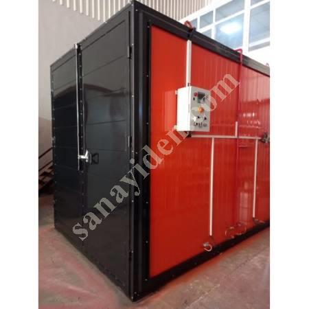 TOZ BOYA PİŞİRME FIRINI LPG VE ELEKTRİK ISITMALI, Elektrostatik Toz Boyama