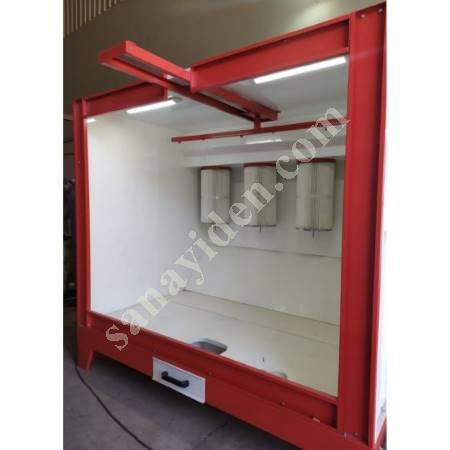 TOZ BOYA PİŞİRME FIRINI - TOZ BOYA UYGULAMA KABİNİ, Elektrostatik Toz Boyama