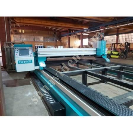 3000 X 8000 X 300MM OXY VE PLAZMA  KESİM TEZGAHI ( SIFIR ), Plazma Kesim