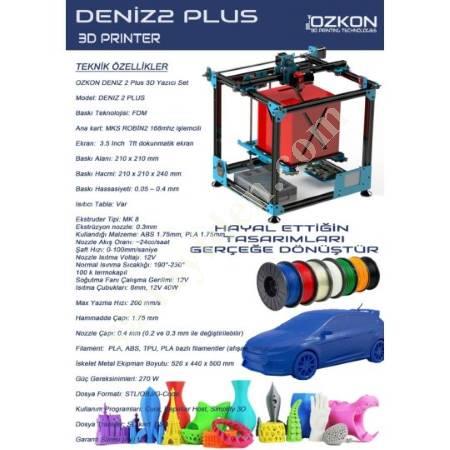 OZKON DENIZ2 PLUS 3D YAZICI, 3D Yazıcılar