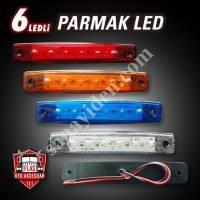 12/24 VOLT UYUMLU 6 LEDLİ PARMAK LAMBA,