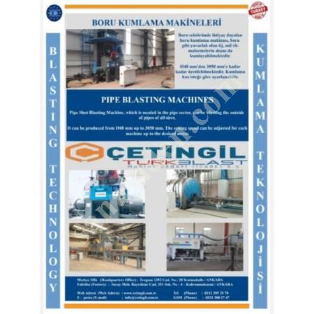 BORU KUMLAMA MAKİNESİ, Boru Tipi Kumlama